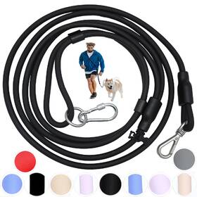 B0cw76436y Tiesenci Hands Free 9-in-1 Dog Leash Crossbody Waist No Pull Harness Set
