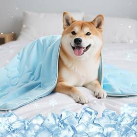 Tivray P723314234885 Premium Cooling Dog Blanket Q-max 0.4 For Dogs Washable Lightw