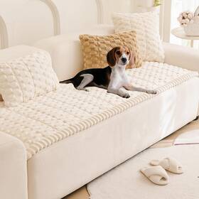 Twguimibai70x150 Tiwwie Couch Cover For Dogs Fuzzy Sofa Covers Pet Geometric Jacquard Cor