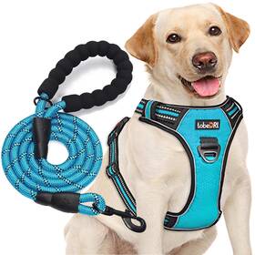 B086pkp1zb Tobedri No Pull Dog Harness Adjustable Reflective Oxford Easy Control M-l