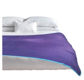 Top Waterproof Blanket 065443614443 100% Purple/blue Jumbo 80x60 For Adults And Pets. Keep