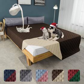 Ab-1011 Topthumbs 100% Waterproof Dog Bed Cover 68x82 Inch Reversible Reusable Camping Mat For