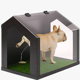 Dog-fp01 Tovopet Stylish Indoor Dog Potty With High Walls Durable Washable Fake Grass Mat Sp