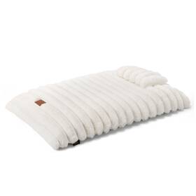 1-e037-102 Town & Country Ribbed Bubble Stripe Pillow Crate Mat Pet Bed Machine Washable Cover New