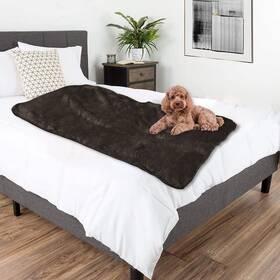 Trainpro 747726264650 Premium Waterproof Fleece Dog Puppy Or Kitty Blanket. Soft And Warm Pet Thro
