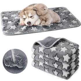 Vo-tranqun-0381 Tranqun 4 Pcs Waterproof Dog Puppies Cat Blankets Bed Mat Washable Crate Kenn