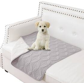 Tuffeel Tqsm-3030-lightgrey Beige Waterproof Dog Blanket 30x30 Inches Small Pet Couch Covers For Sofa Chair B