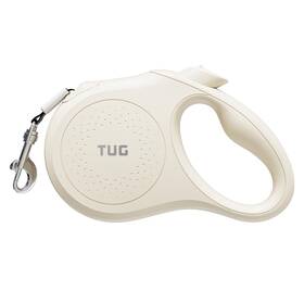 B0fy7dtd8m Tug Quest Retractable Dog Leash 16ft Nylon Tangle-free Large Cream