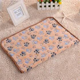 Turbo-roofinds 445032556560 3 Sizes Cute Warm Pet Bed Mat Cover Towel Handcrafted Cat Dog Fleece Soft Blanke
