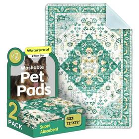 2025120203 Uligota Washable Pee Pads For Dogs 2 Pack Reusable Puppy Training 72 Inch X72 Super