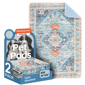 Uligota 2025120207 Washable Pee Pads For Dogs 2 Pack Reusable Puppy Training 36 Inch X36 Super
