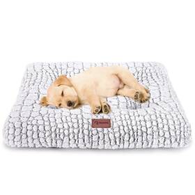 Uligota 884710912316 Dog Bed Crate Pad - Soft Fluffy Pet Cushion Mat For Small Dogs Anti-slip Com