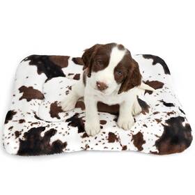 Dtw02 Uligota Dog Bed Crate Pad - Soft Fluffy Pet Cushion Mat For Small Dogs Anti-slip Com