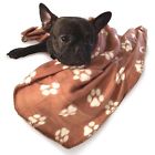 Unbranded Soft Fleece Paw Print Dog Cat Pet Blanket Bed Cover 701799936050