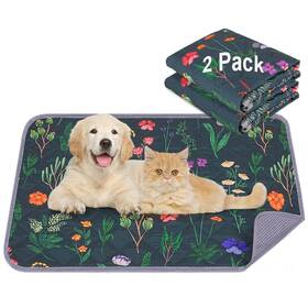 Cydef000105-s-fba Unicorn Catcher Washable Pee Pads For Dogs 2 Pack Super Absorbent Reusable