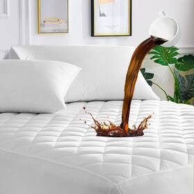 Unilibra 191171060617 King Mattress Cover Waterproof Deep Pocket Pad Protector F