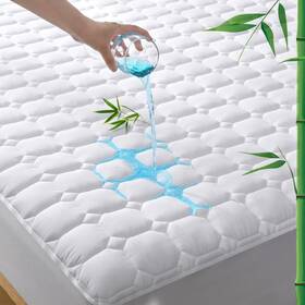 Unilibra 752859187936 Queen Mattress Protector Waterproof Rayon From Bamboo Deep Pocket M