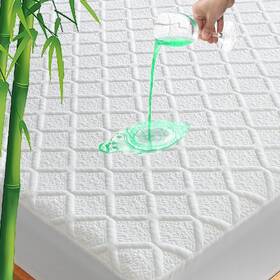 Unilibra 752859436775 King Size Waterproof Mattress Protector 3d Air Rayon Made From Bamb