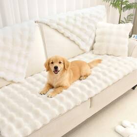 Uofon 652726694560 Dog Couch Cover Non-slip Topper For Dogs Washable Fuzzy Sofa Protecto
