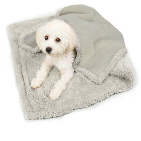 1kpbw231tptp-ln Us Warm Pet Mat Small Paw Print Cat Dog Puppy Fleece Soft Blanket Bed Cushion