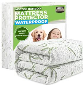 Ub0015 Utopia Bedding Waterproof Mattress Protector Twin Size Bed Premium 200 Gsm B