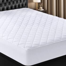 Ub0041 Utopia Bedding Quilted Fitted Mattress Pad Full Size Elastic Mattres