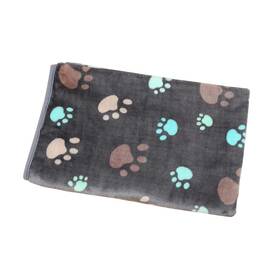 Mnupax109blc640 Uttpll Blankets Super Soft And Warm Fleece Flannel Pet Blanket Cats Dogs Cute Paw Pr Inch