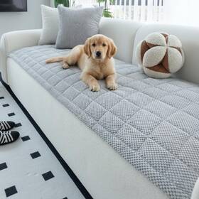 Sfd01 Uyeaovlx Couch Cover For Pet Washable Non-slip Fuzzy Sofa Geometric Dog C