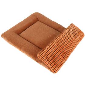 Vetasac-xb004 Vetasac Reversible Dog Bed Mat With Plush And Corn Velvet Soft Warm Pet Cushion Dual