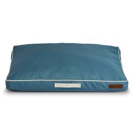 Vibrant Life 194346211029 Travel Durable Dog Bed Large Gusetted Blue 38 Inch X 28