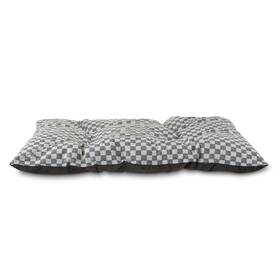 Arj-vb-2503 Vibrant Life Pet Bed Black And White Check 1 Count
