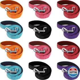 B0bxph8xwl Vicenpal 12 Pcs Double-sided Reflective 6ft Dog Leash With Padded Handle Bulk