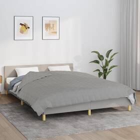 X78.7 Vidaxl 720845600907 Weighted Blanket Gray 78.7 Inch 19.8 Lb Fabric