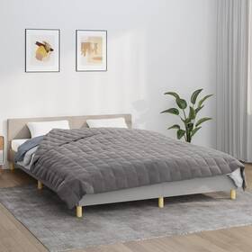 X78.7 Vidaxl 720845601447 Weighted Blanket Gray 78.7 Inch 19.8 Lb Fabric