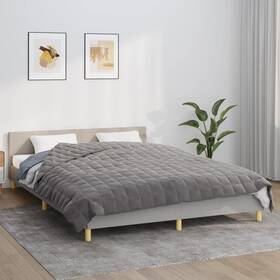 X78.7 Vidaxl 720845601454 Weighted Blanket Gray 78.7 Inch 28.7 Lb Fabric