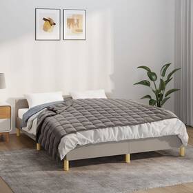 X78.7 Vidaxl 720845723590 Weighted Blanket Gray 53.1 Inch 22 Lb Fabric