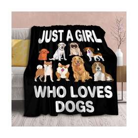 Virudhaka 261252984296 Dog Blanket Puppy Plush Gift For Girls Women Kids Dogs Animals Lover Throws C