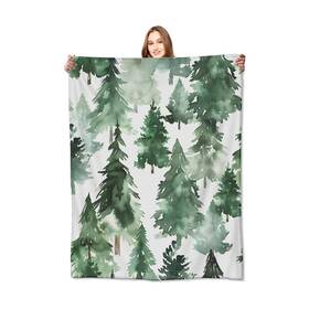 2egr511nhb6dfg63 Vodrm Enchanted Forest Blanket Tranquil Trees Throw Blankets With ... Fast Ship