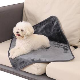 M1-gy-s Walverdant Waterproof Dog Blanket For Small Medium Dogs Bed Cover Couch Sof