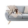 Waterproof Pet Blanket Reversible Tan Lap Throw Protects Couch Car Bed