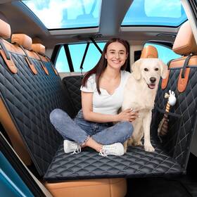 Wh13 Welvath Dog Car Seat Cover For Back Hard Bottom 450lb Waterproof Backseat