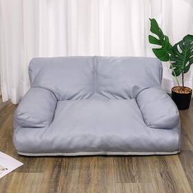 Werdecade-am240709lc10 Werdecade Pet Dog Cat Sofa And Chair Pu Leather Couch Soft Calming Beds For Medium