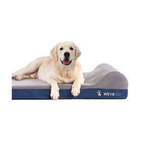 Db-pl1l Wevego Large Dog Bed Orthopedic Memory Foam Soft Flannel Removable Cover Waterpr