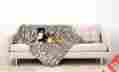 Wh6070fcmoc Precious Tails Mocha Brown Ultra Plush Conversational Flannel Fleece Pet Throw Blanket 60 X70