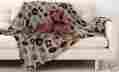 Wh6070fptpe Precious Tails Taupe Portrait Flannel Plush Pet Throw Blanket In Gift Card Packaging 60 X70 729016133013