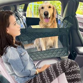 Whe-dcs-001 Whecomd Dog Car Seat For Half Back Waterproof Hammock Style Cover Mediu