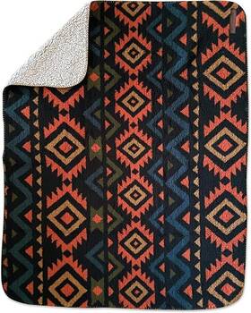 Wilderdog 850035603819 Sherpa Fleece Waterproof Dog Blanket - 50 Inch X 40 Navy
