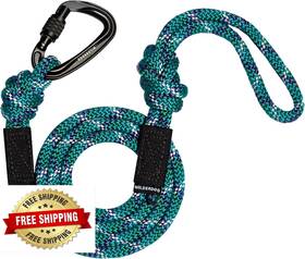 B09rn5djpt Wilderdog Climbing Rope Dog Leash With Locking Carabiner 5ft - Medium/large Dogs