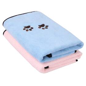 Wipela 787791777730 Pet Dog Cat Microfiber Drying Towel Ultra Absorbent Great For Bathing And Gro