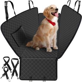 Mpnwk-0003bl Woofknows Dog Car Seat Cover For Back With Storage Pocket Hammock Protects Aga